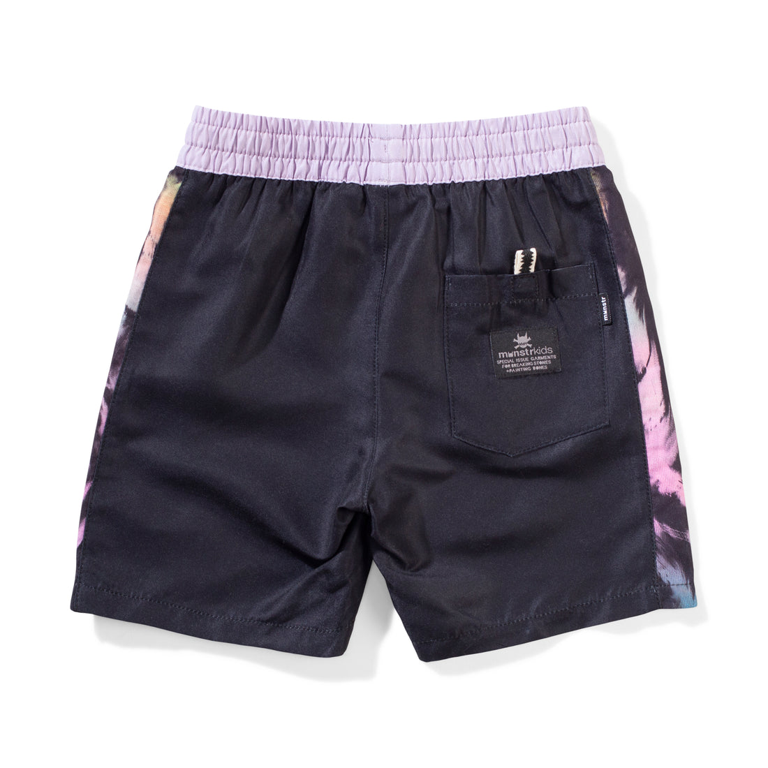 Munster Kids Sideswirl Board short - Black