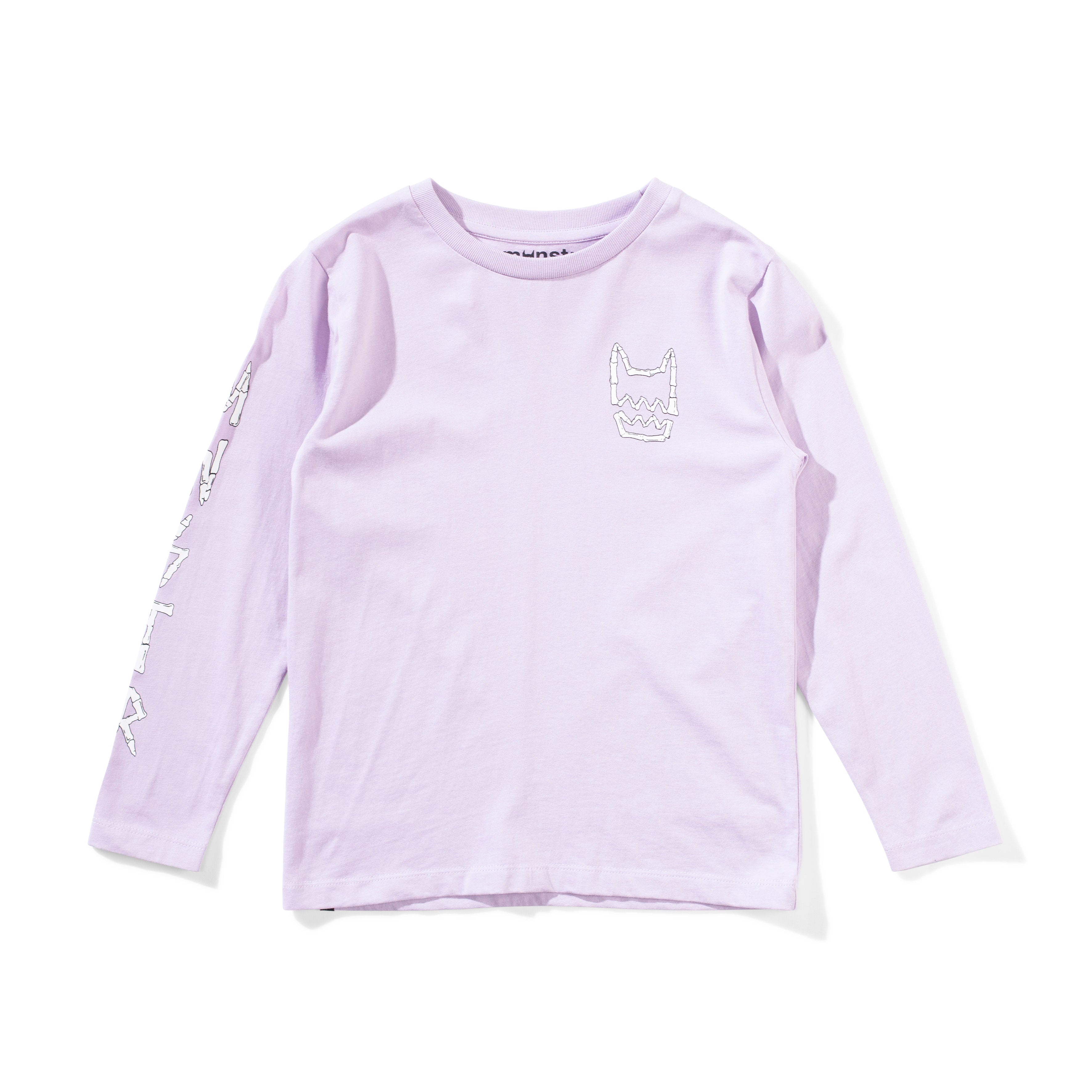 Munster Kids Bonesbrigade Long Sleeve Tee - Lilac