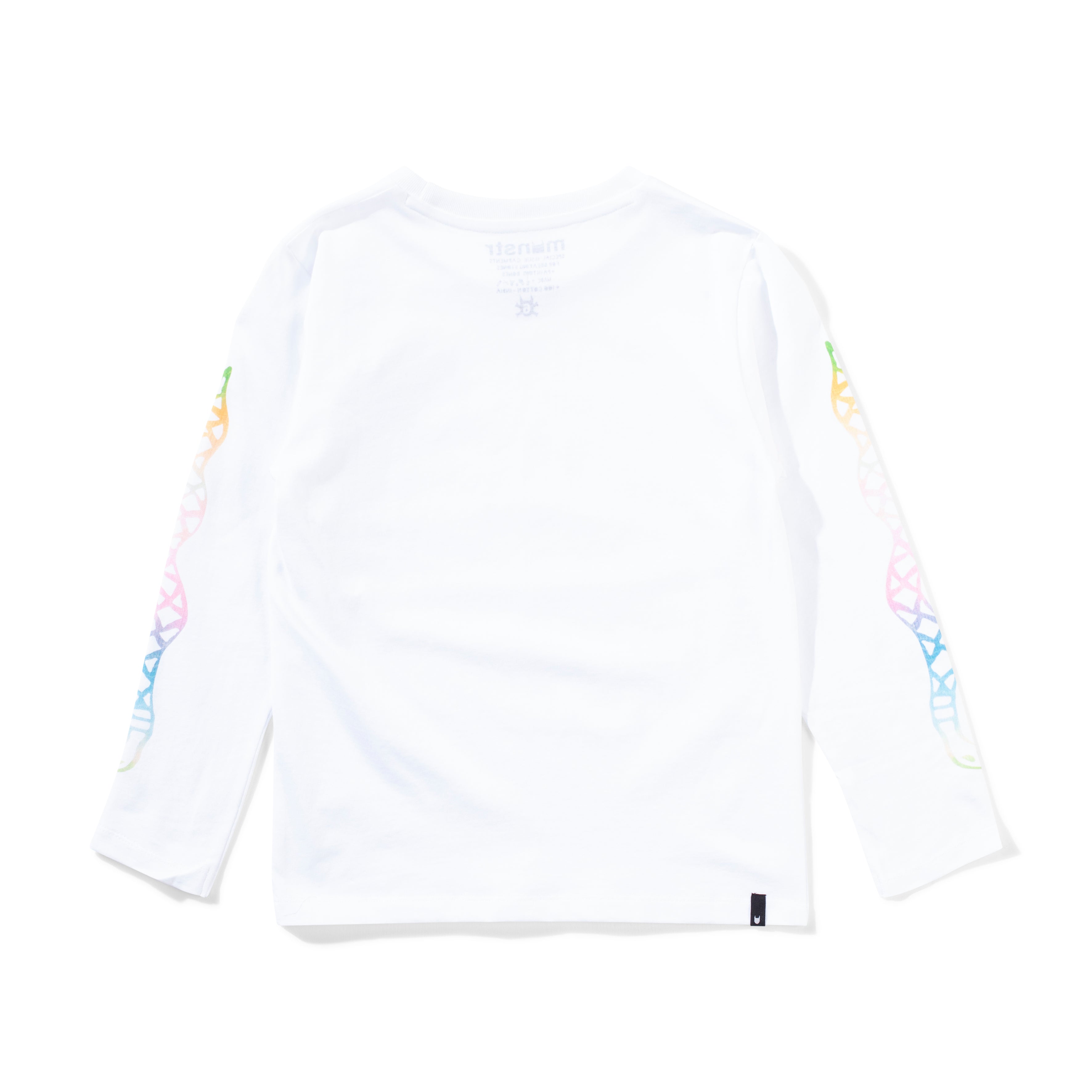 Munster Kids Glowchomp Long Sleeve Tee - White