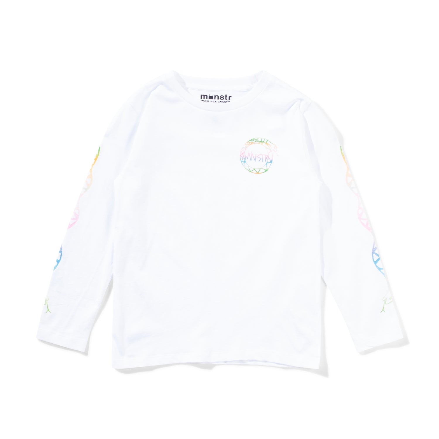 Munster Kids Glowchomp Long Sleeve Tee - White