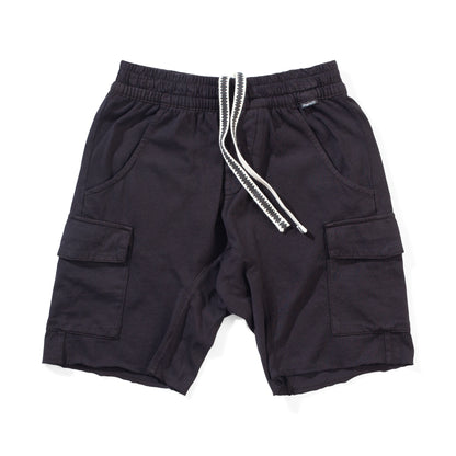 Munster Kids Fave Cargo Short - Washed Black