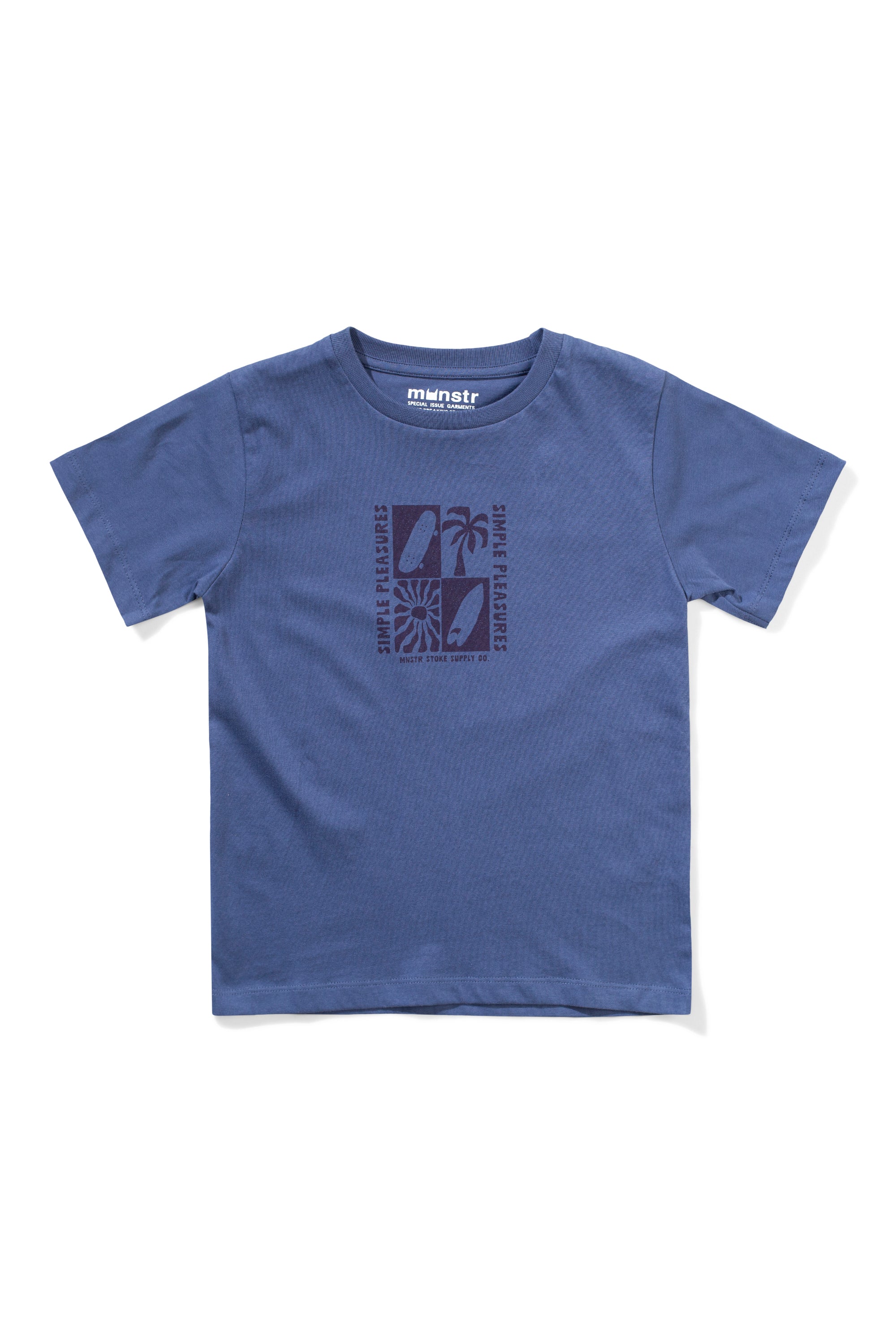 Munster Kids Simple Stuff Tee - Dark Denim