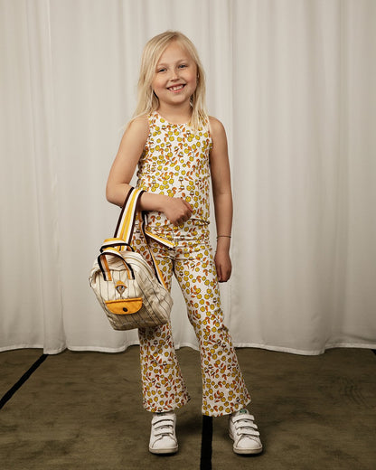 Mini Rodini Flowers All Over Print Flared Trousers - Multi