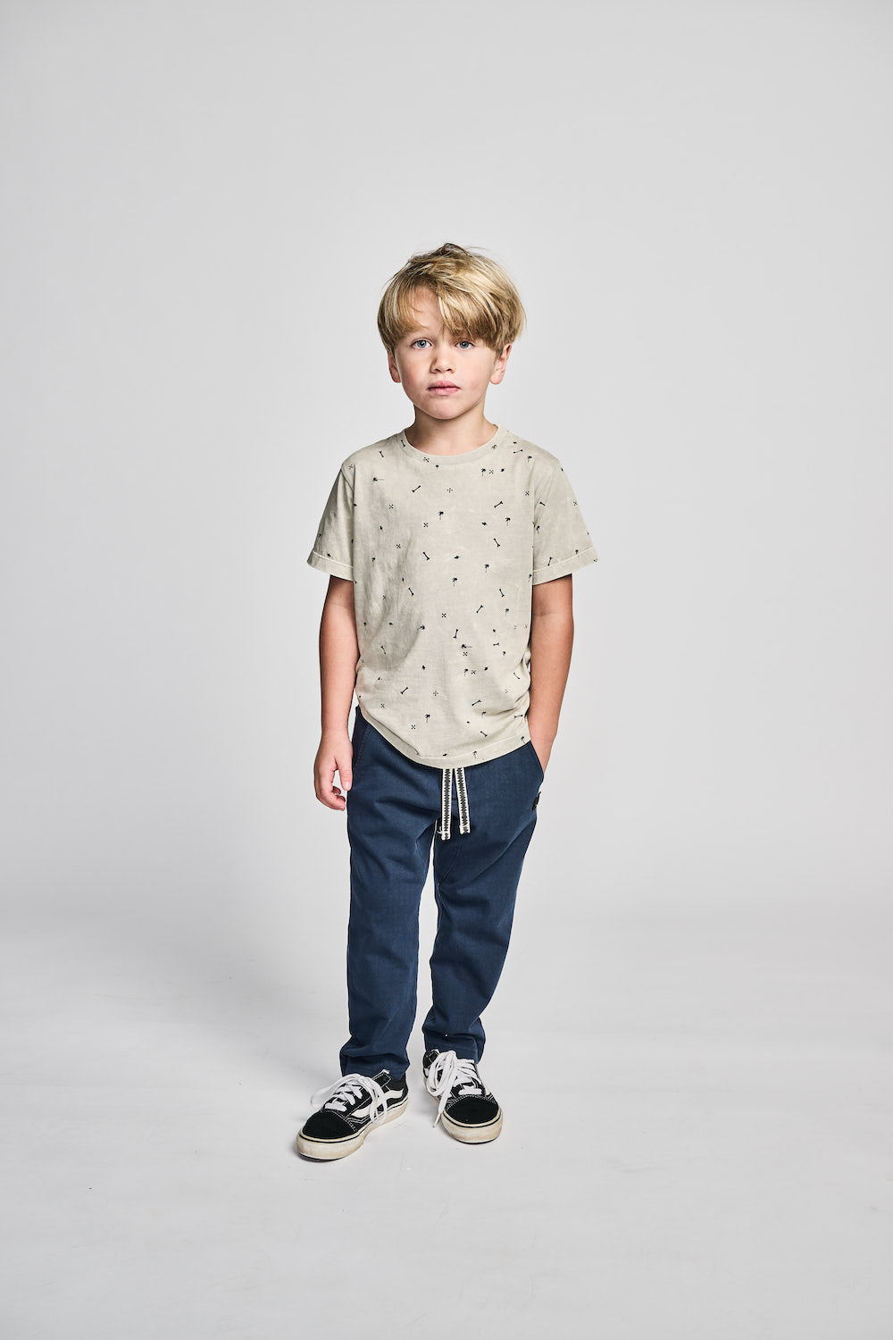 Munster Kids Rugged Pant - Washed Dark Denim