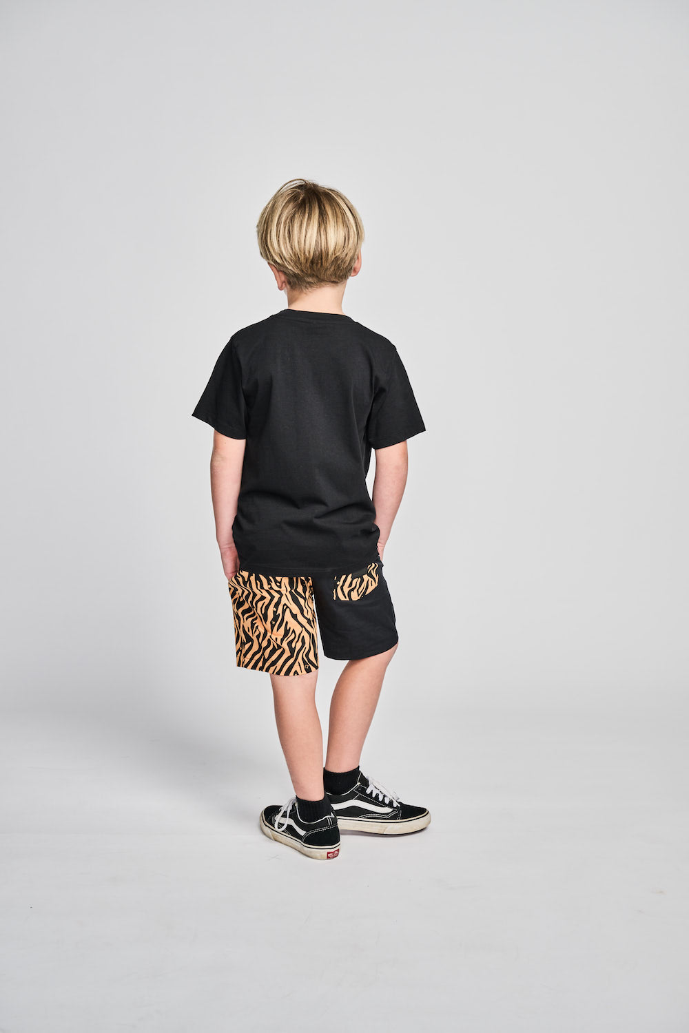 Munster Kids Peace Bones Tee - Black