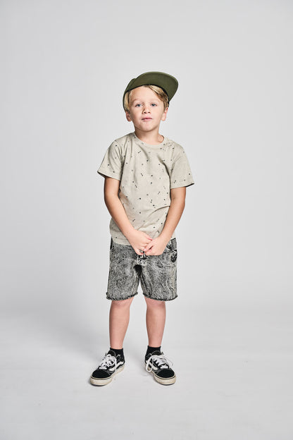 Munster Kids Acidrain Short - Acid Black