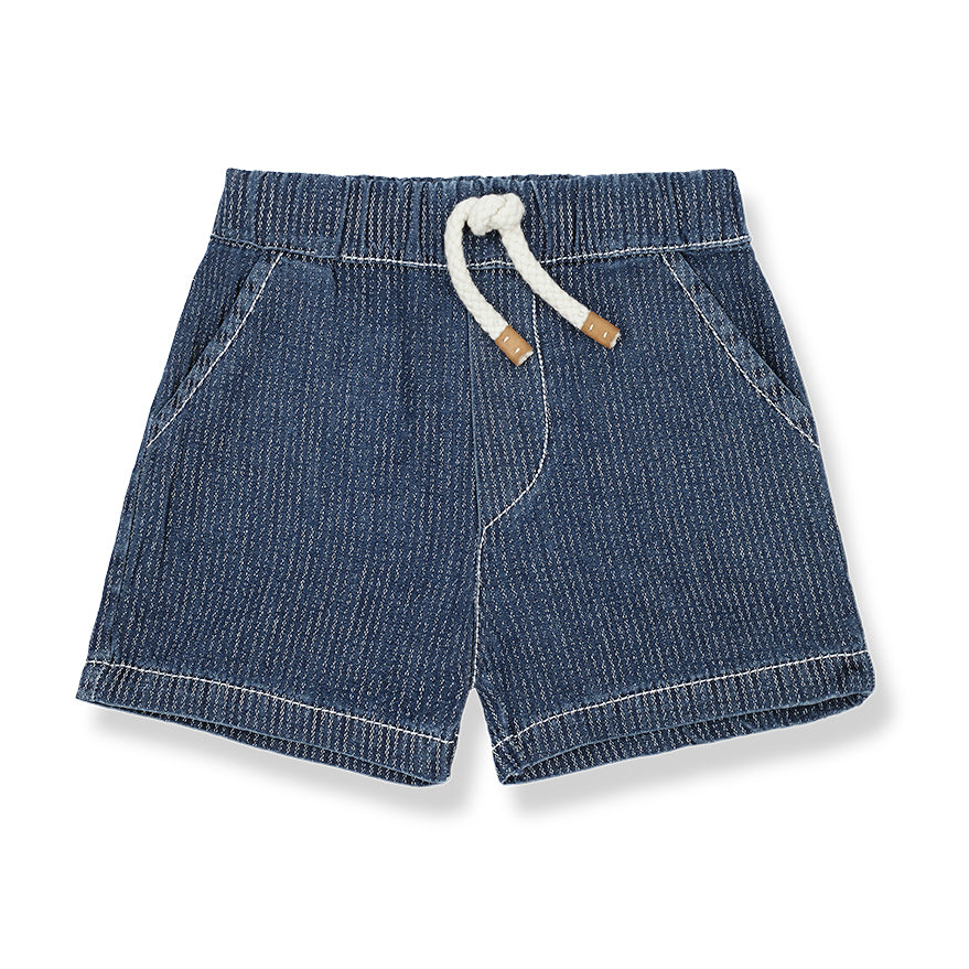 1+ in the Family Nathan Bermuda Shorts - Denim