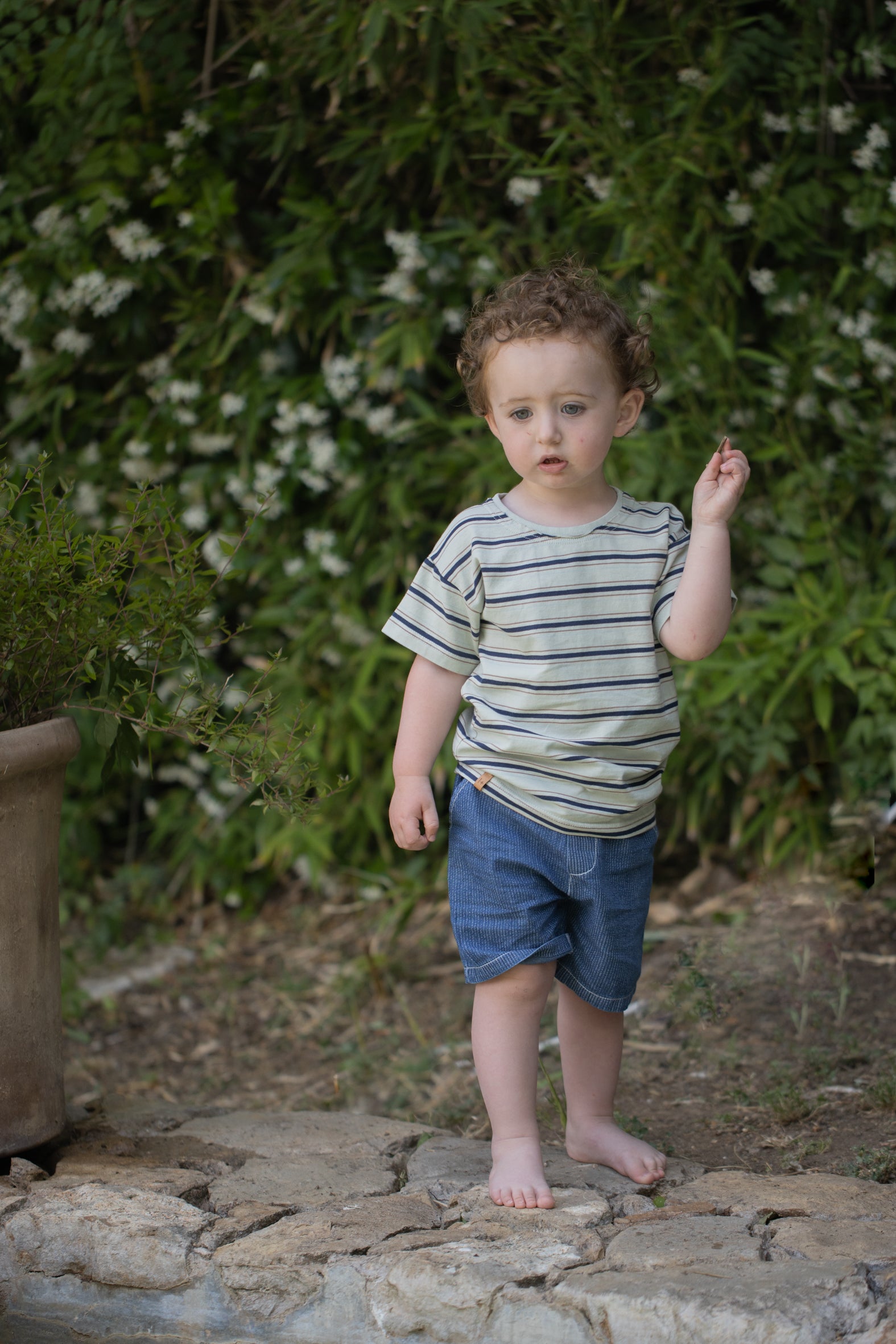 1+ in the Family Nathan Bermuda Shorts - Denim