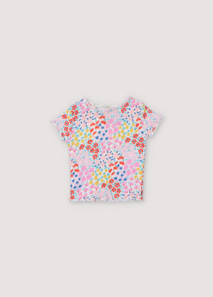 The New Society Nicolette Baby Tee - Anemone Print