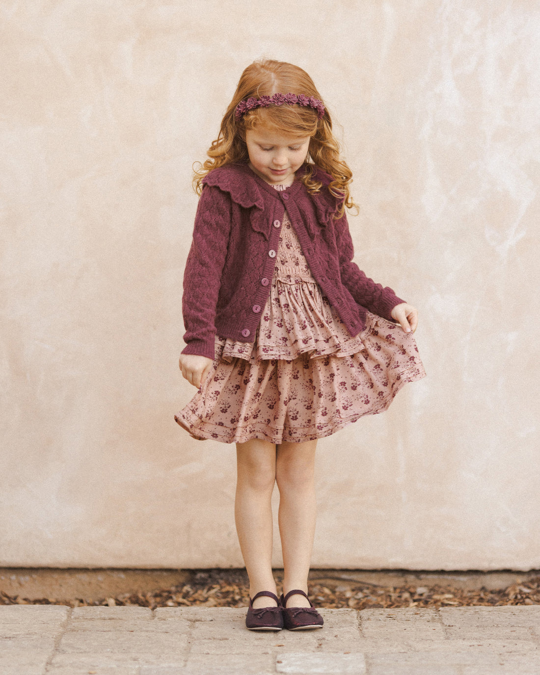 Noralee Cosette Dress - Fig Ditsy