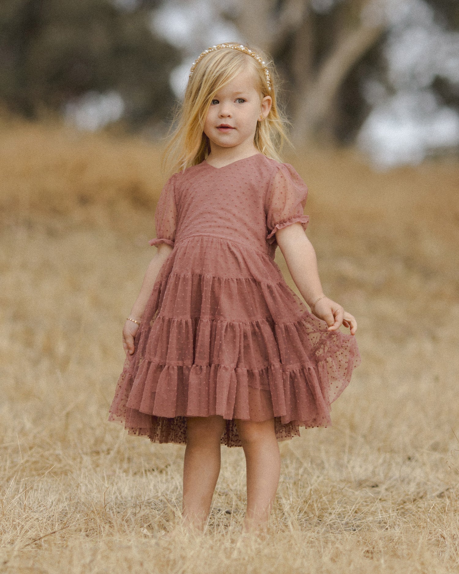 Noralee Dottie Dress - Poppy