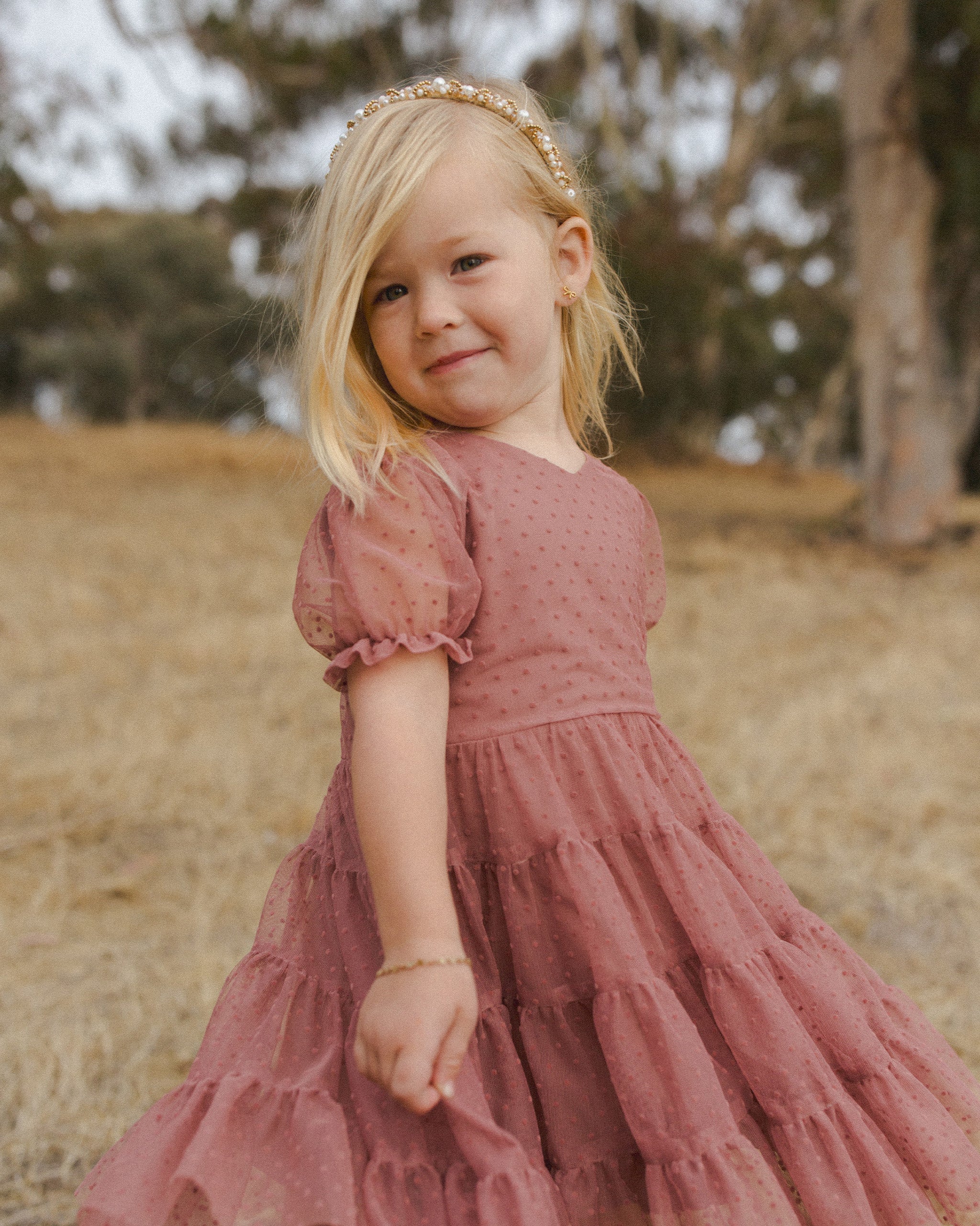 Noralee Dottie Dress - Poppy