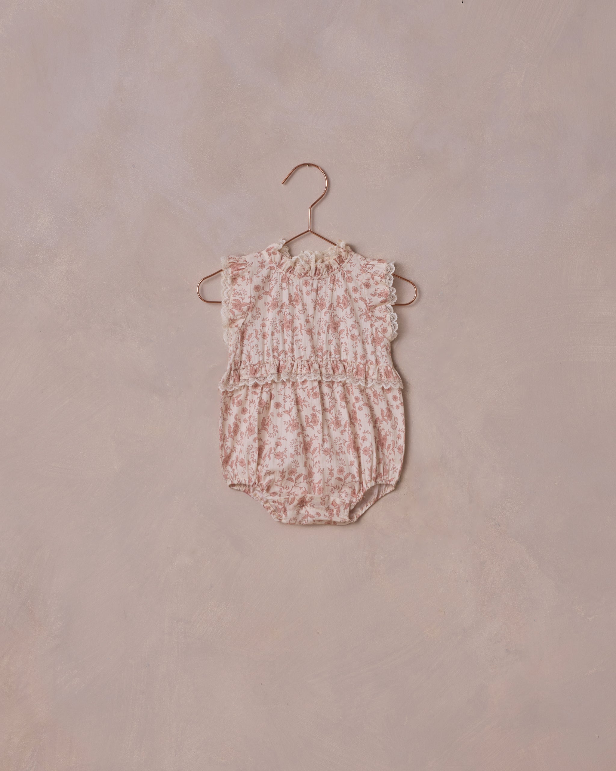 Noralee Alice Romper - Pink Toile