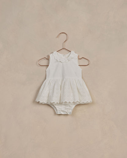 Noralee Georgia Romper - White