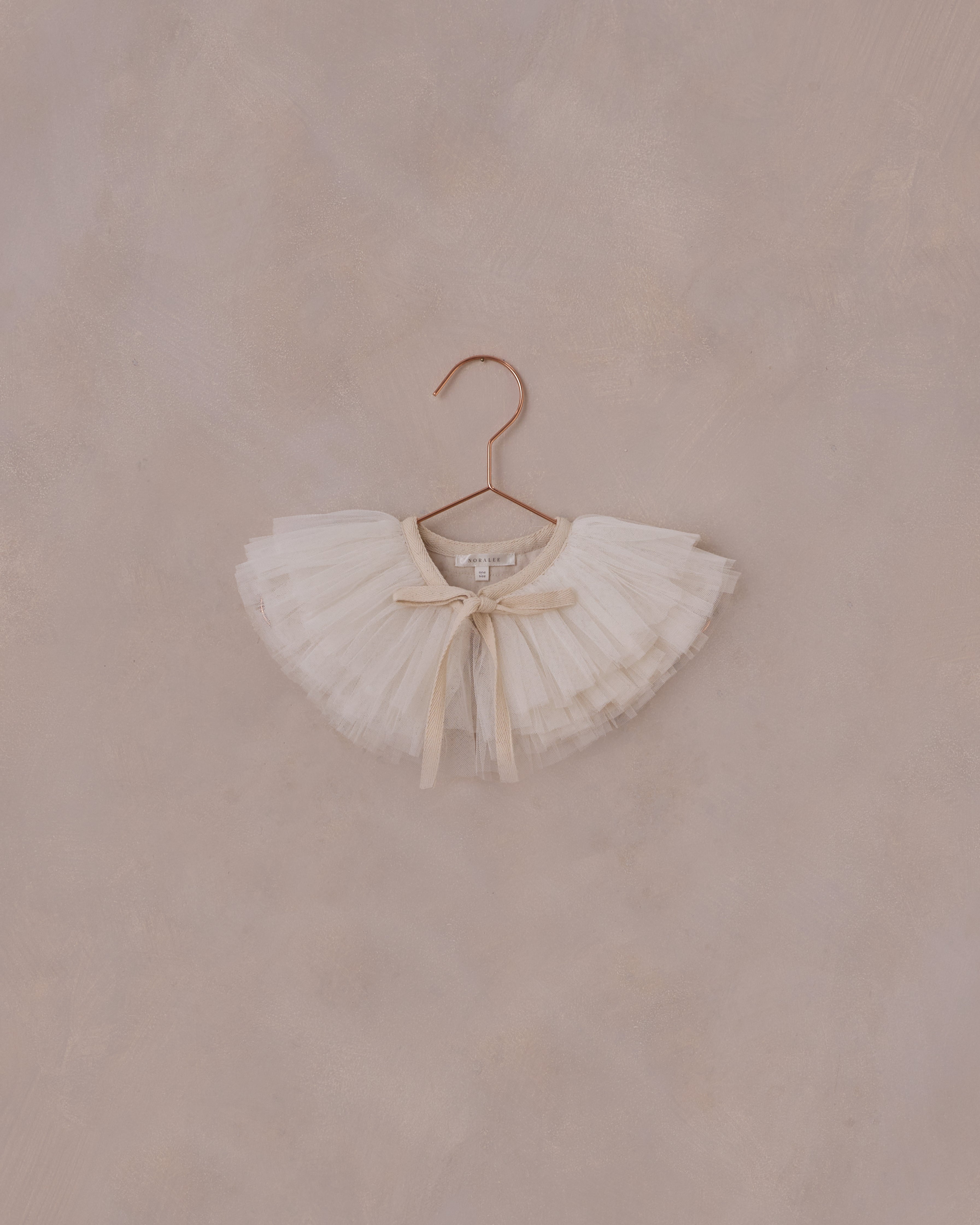 Noralee Ruffle Tulle Collar - Ivory