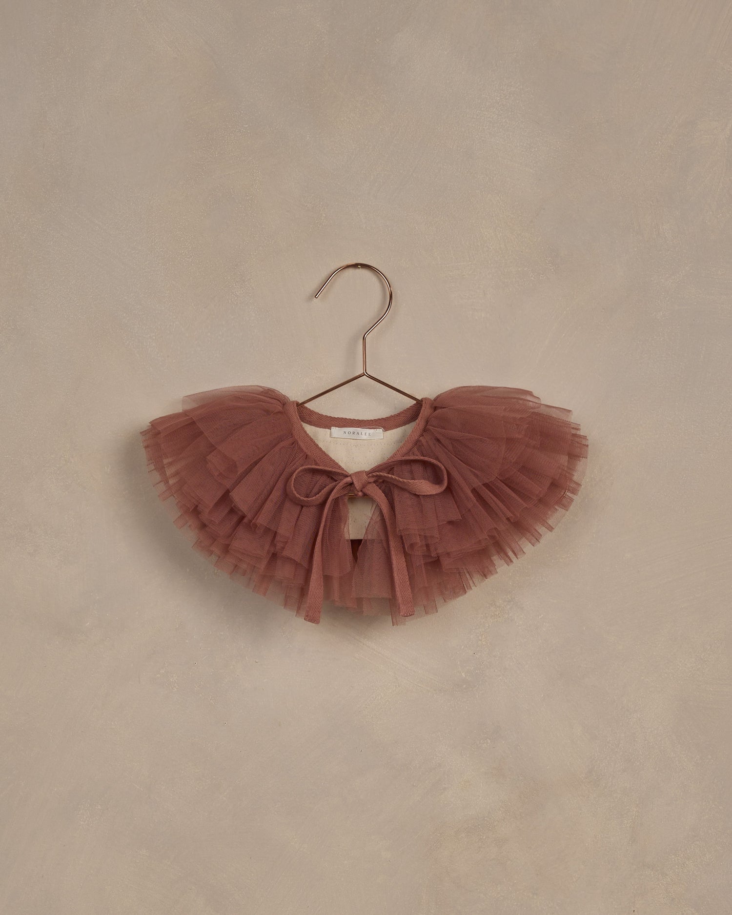 Noralee Ruffle Tulle Collar - Poppy