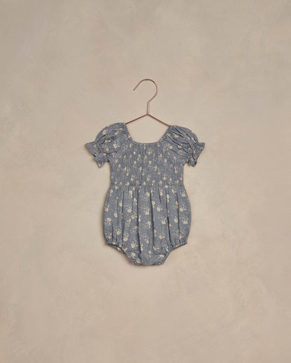 Noralee Cosette Romper - Blue Ditsy