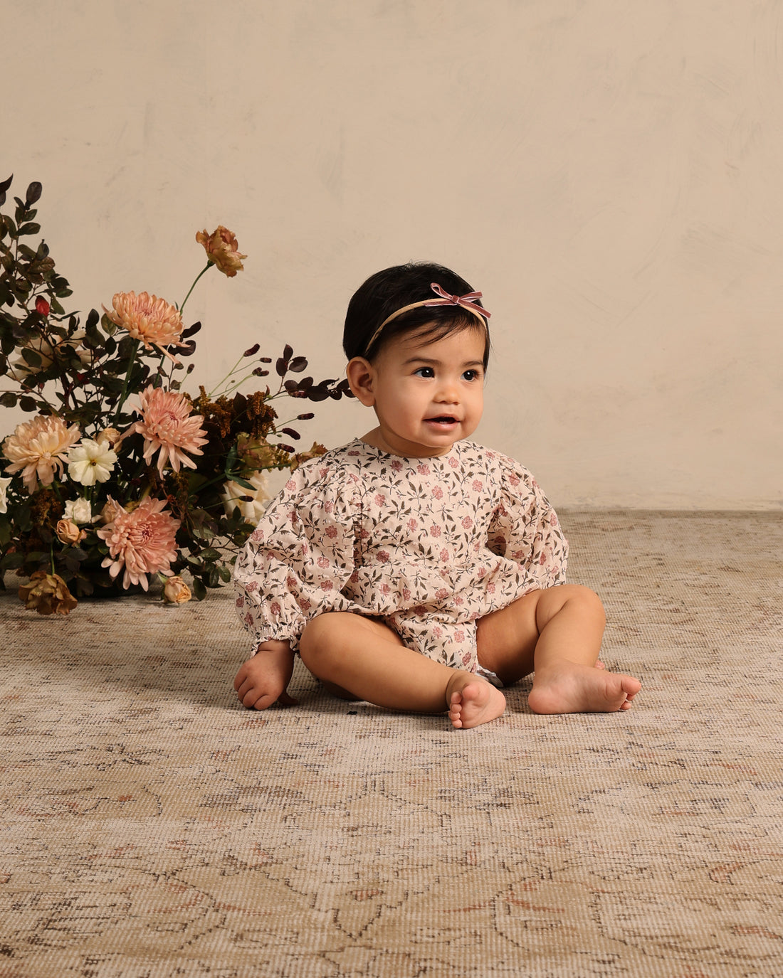 Noralee Luna Romper - Poppy Bloom