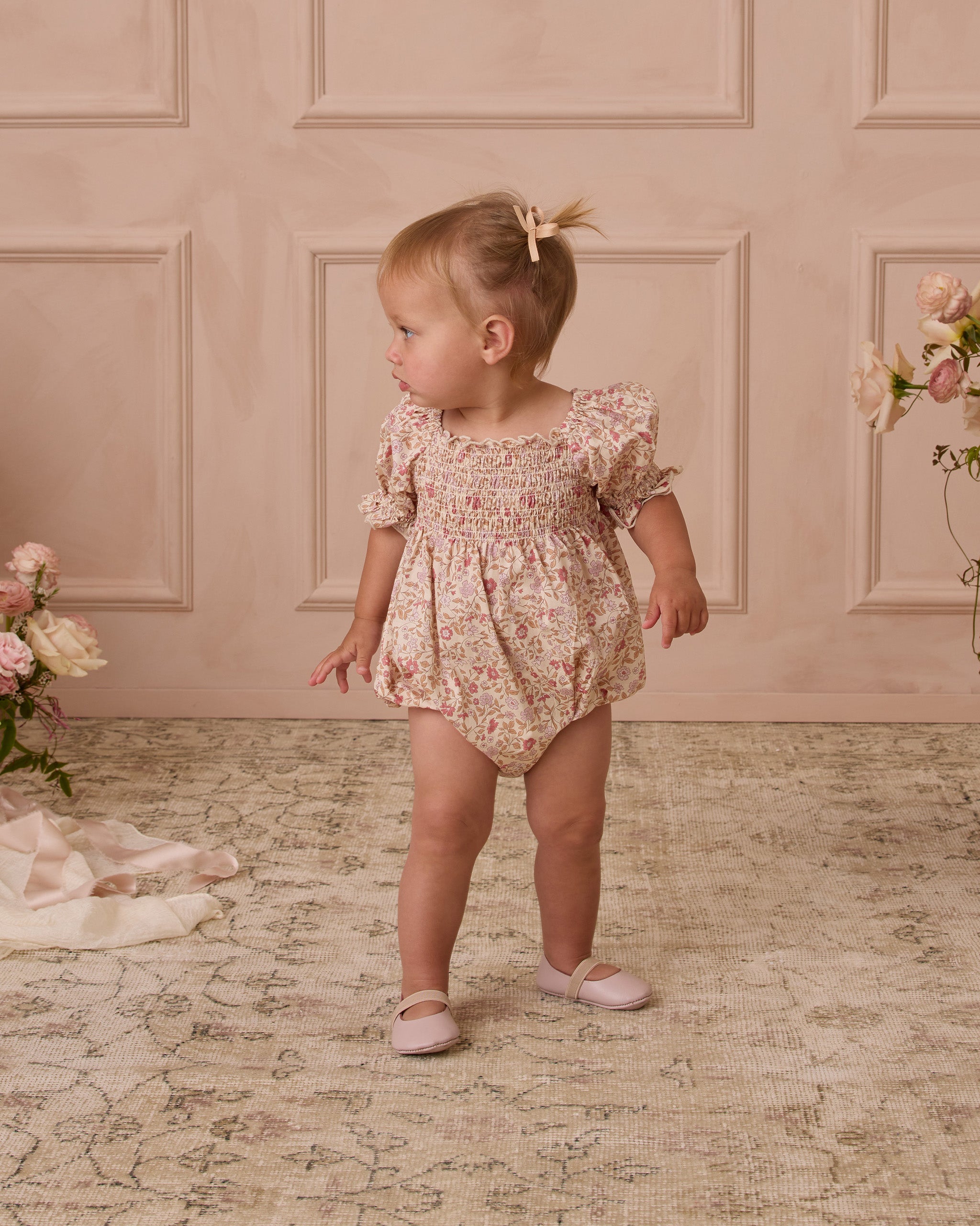 Noralee Hazel Romper - Blush Garden