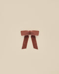 Noralee Velvet Bow - Poppy