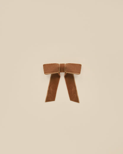 Noralee Velvet Bow - Copper