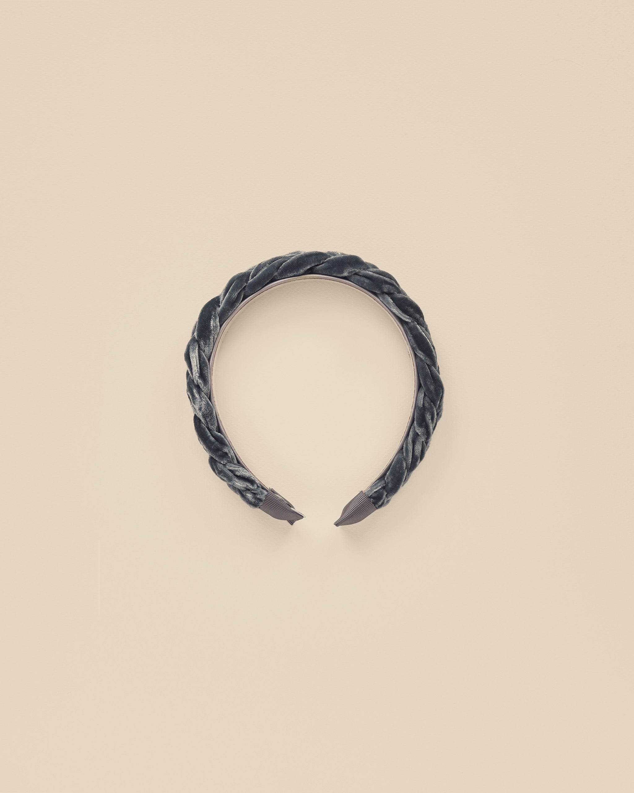 Noralee Velvet Braidded Headband - Midnight