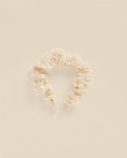 Noralee Gathered Headband - Ivory