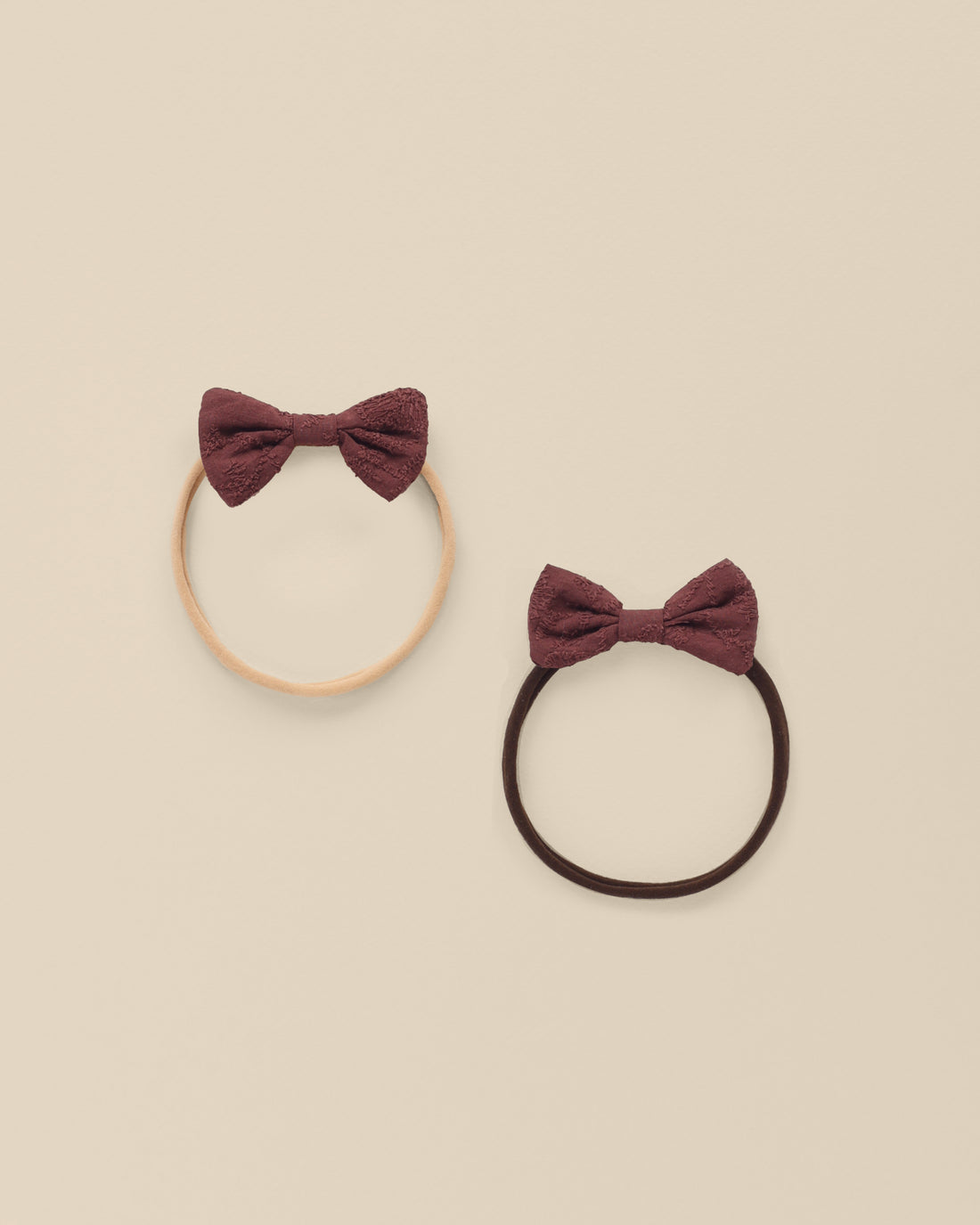 Noralee Little Bow Headband - Fig