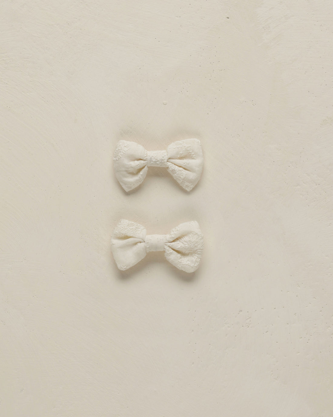 Noralee Little Bow Clips - Ivory