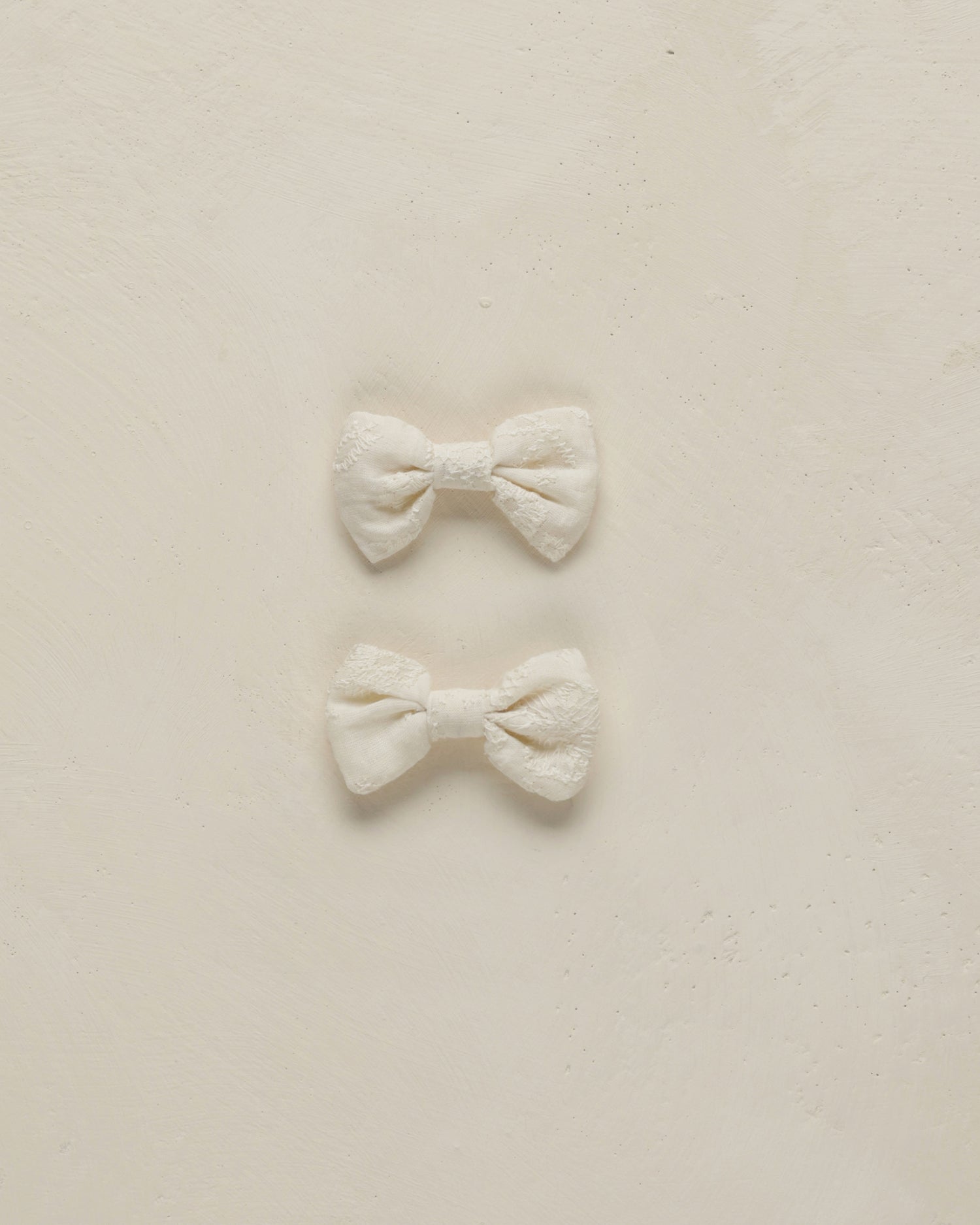 Noralee Little Bow Clips - Ivory