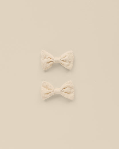 Noralee Little Bow Clip - Natural