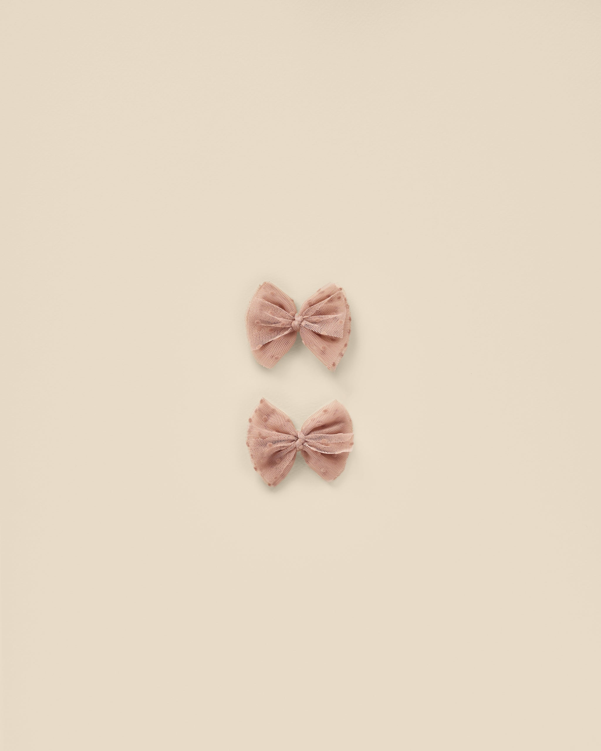 Noralee Flutter Tulle Clips - Dusty Rose