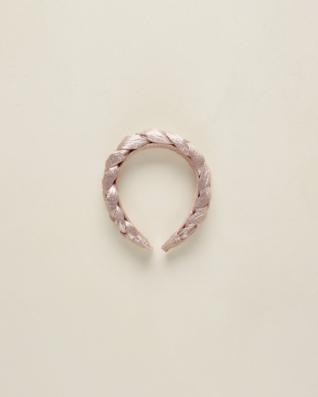 Noralee Metallic Braided Headband - Bubblegum