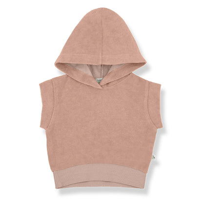 1+ in the Family Norah Top with Hood - Rose