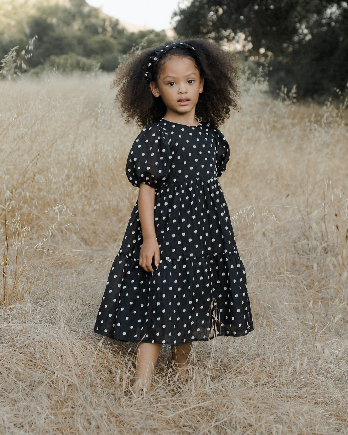 Noralee Chloe Dress - Black &amp; Ivory Dot