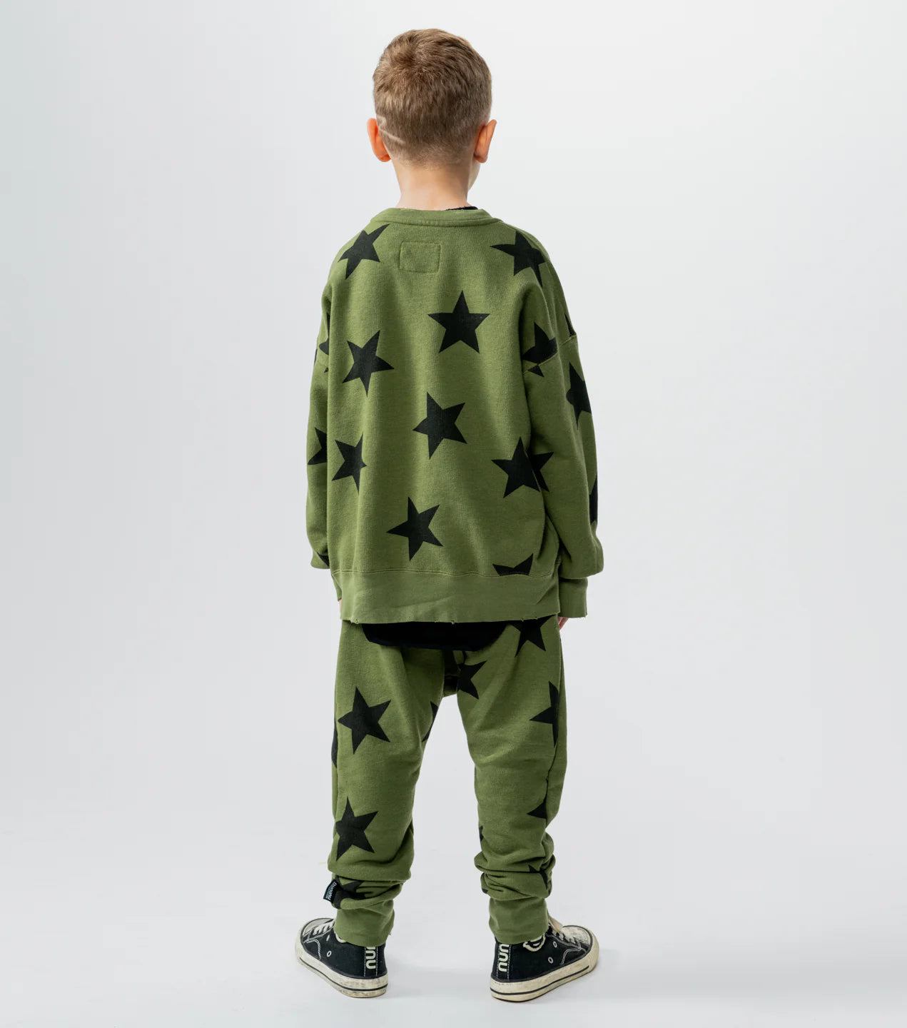 Nununu Star Baggy Pants - Olive