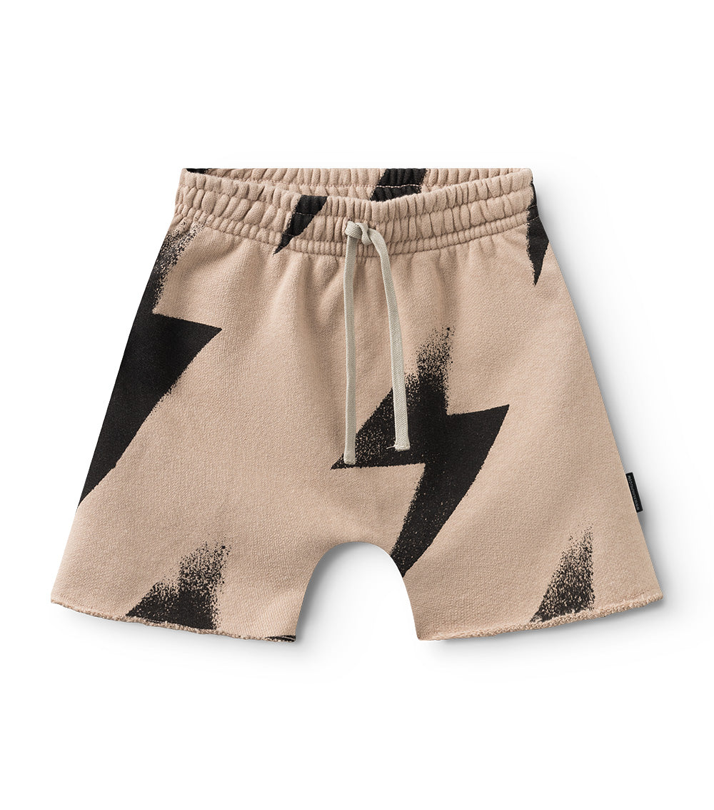 Nununu Bolt Rounded Shorts - Wood