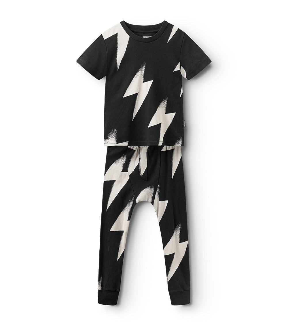 Nununu Bolt Loungewear - Black