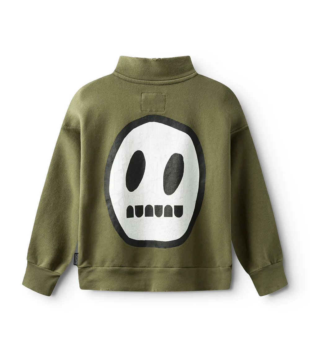 Nununu 1/2 Zip Sweatshirt - Olive