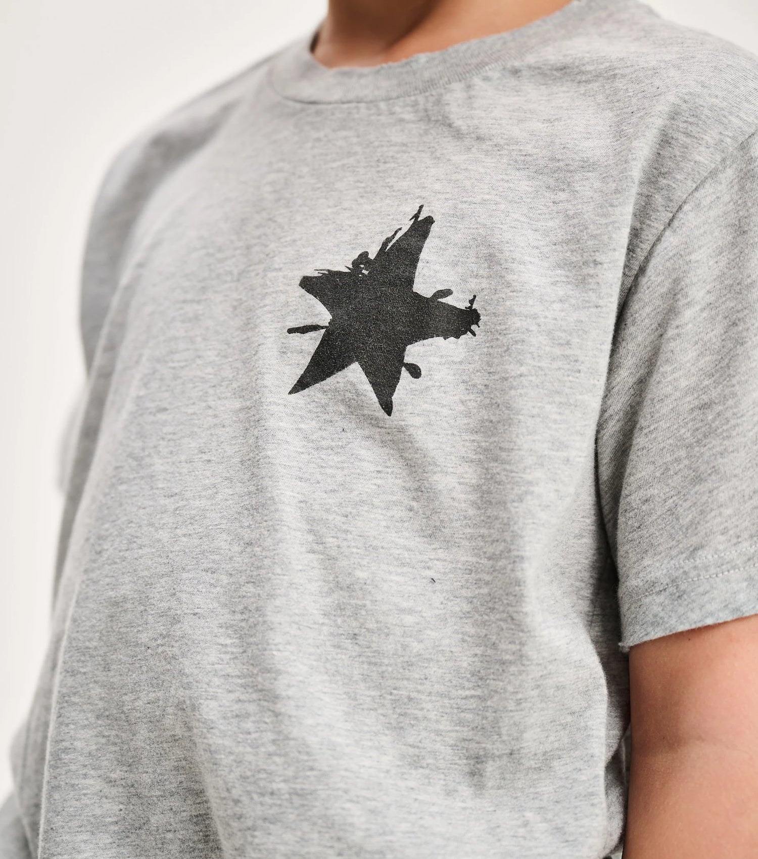 Nununu Side Splat T-Shirt - Heather Grey