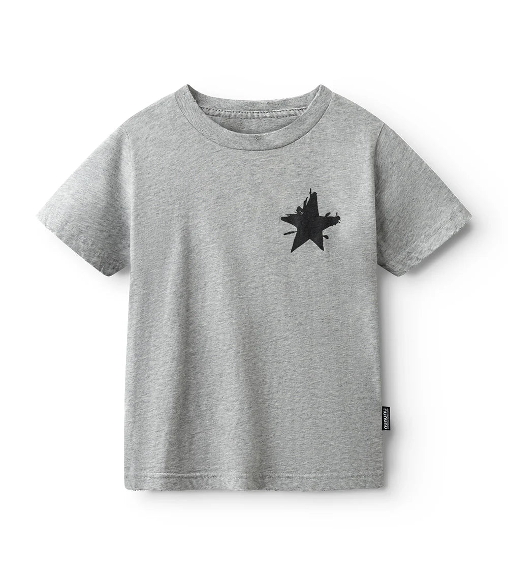 Nununu Side Splat T-Shirt - Heather Grey