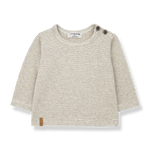 1 + In The Family Olau Long Sleeve T-Shirt - Oatmeal