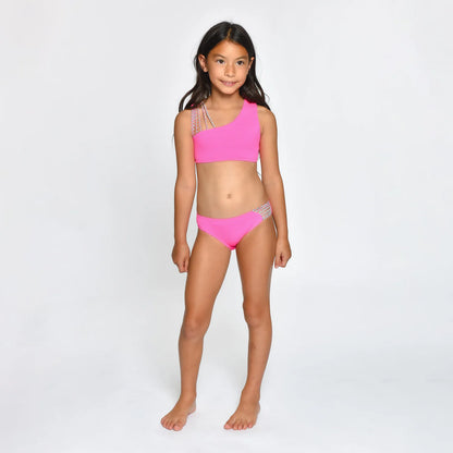 Peixoto Girl Olivia Bikini Set - Pebble Haute Pink