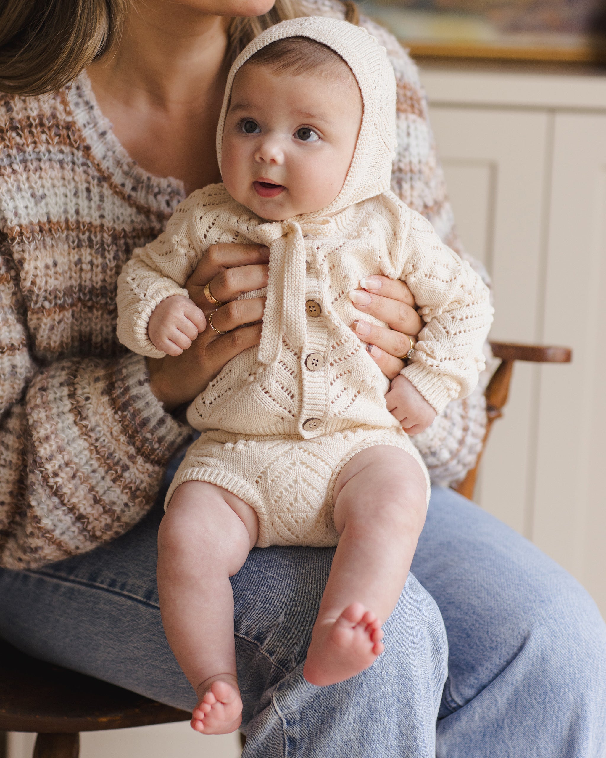 Quincy Mae Knit Bloomer - Natural