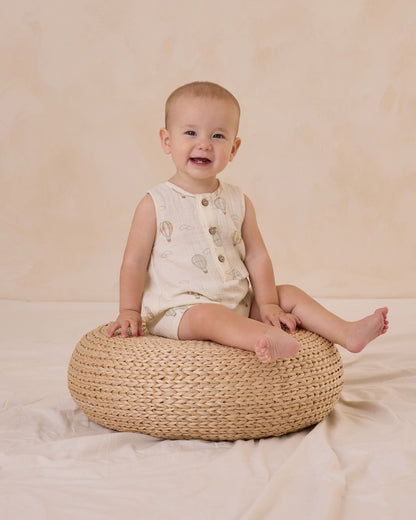 Quincy Mae Jack Romper - Hot Air Balloons