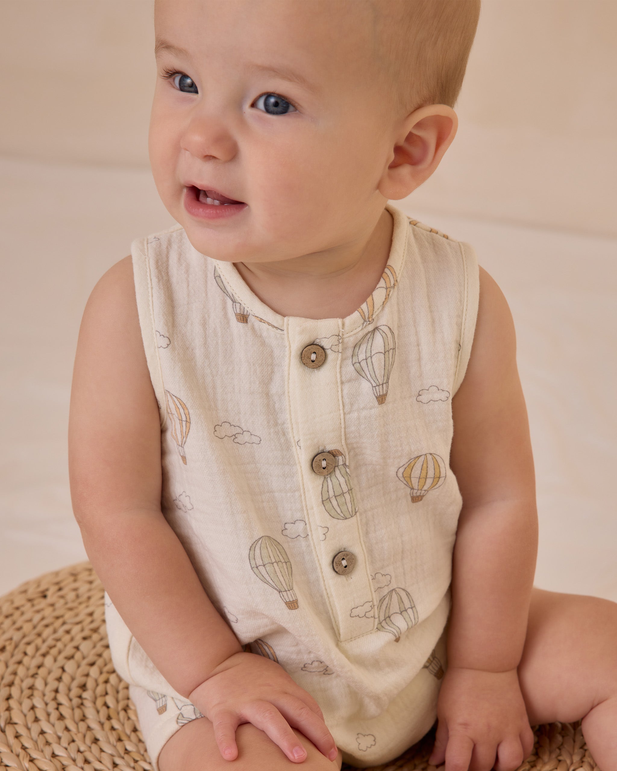 Quincy Mae Jack Romper - Hot Air Balloons