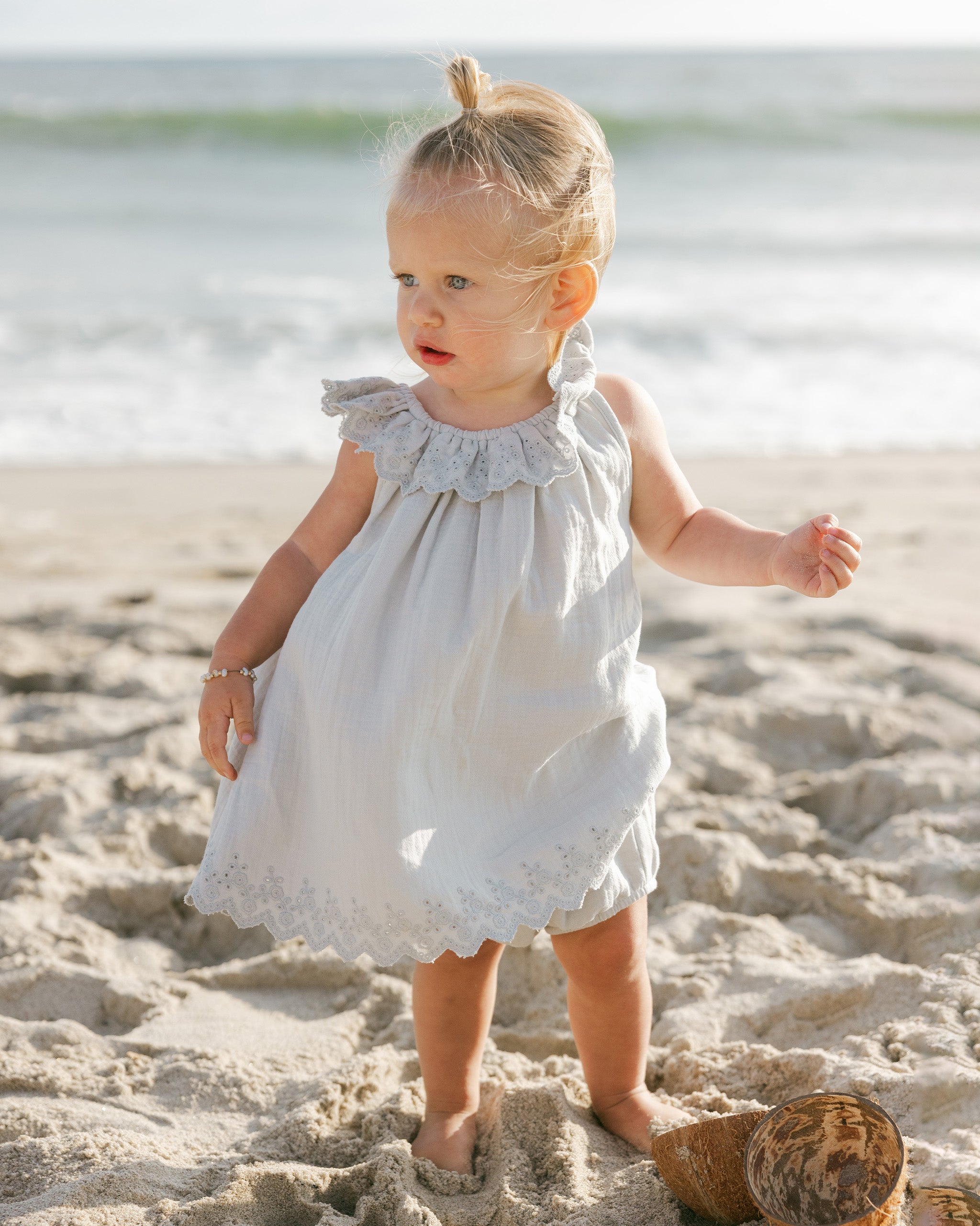 Quincy Mae Isla Dress - Sky