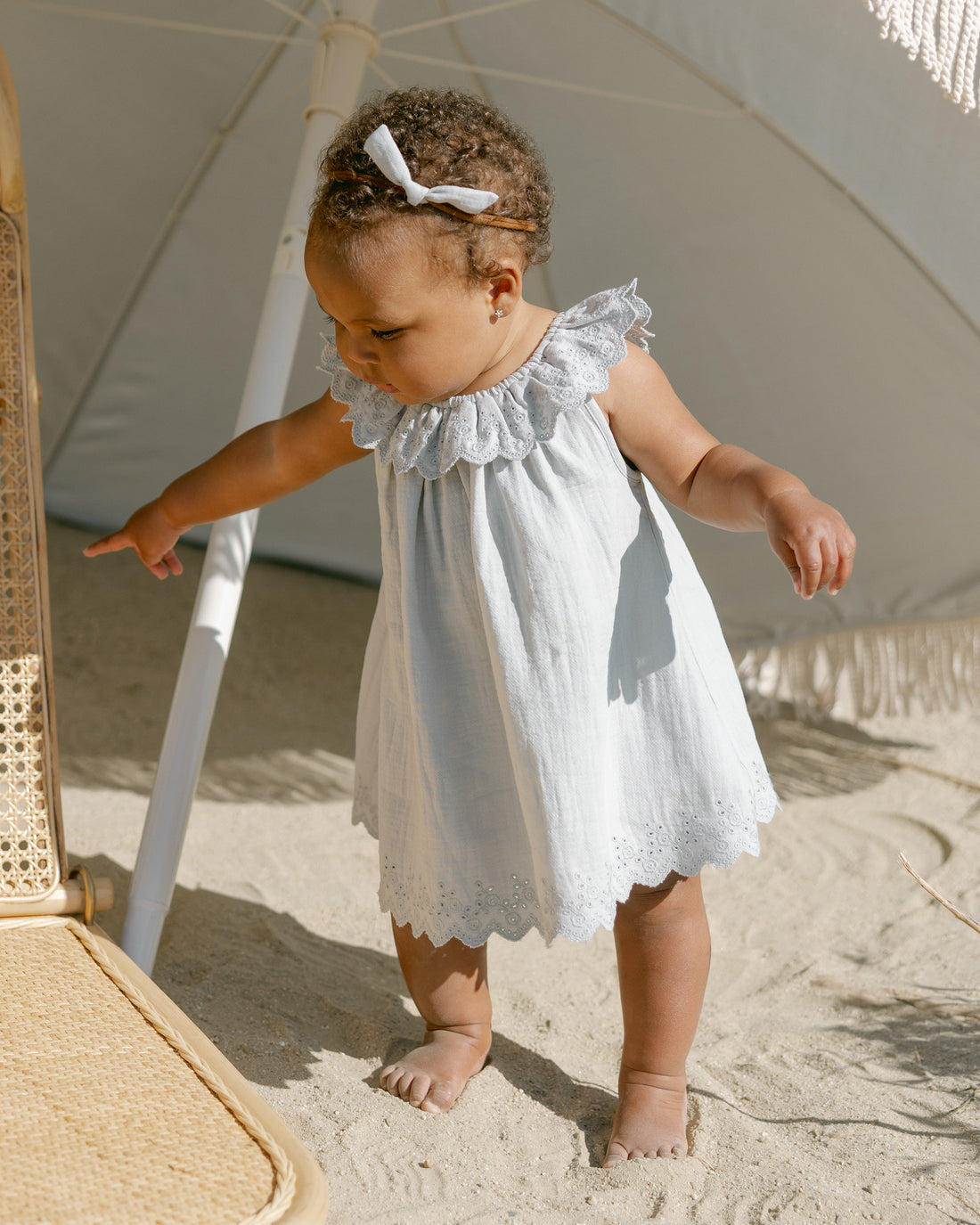 Quincy Mae Isla Dress - Sky