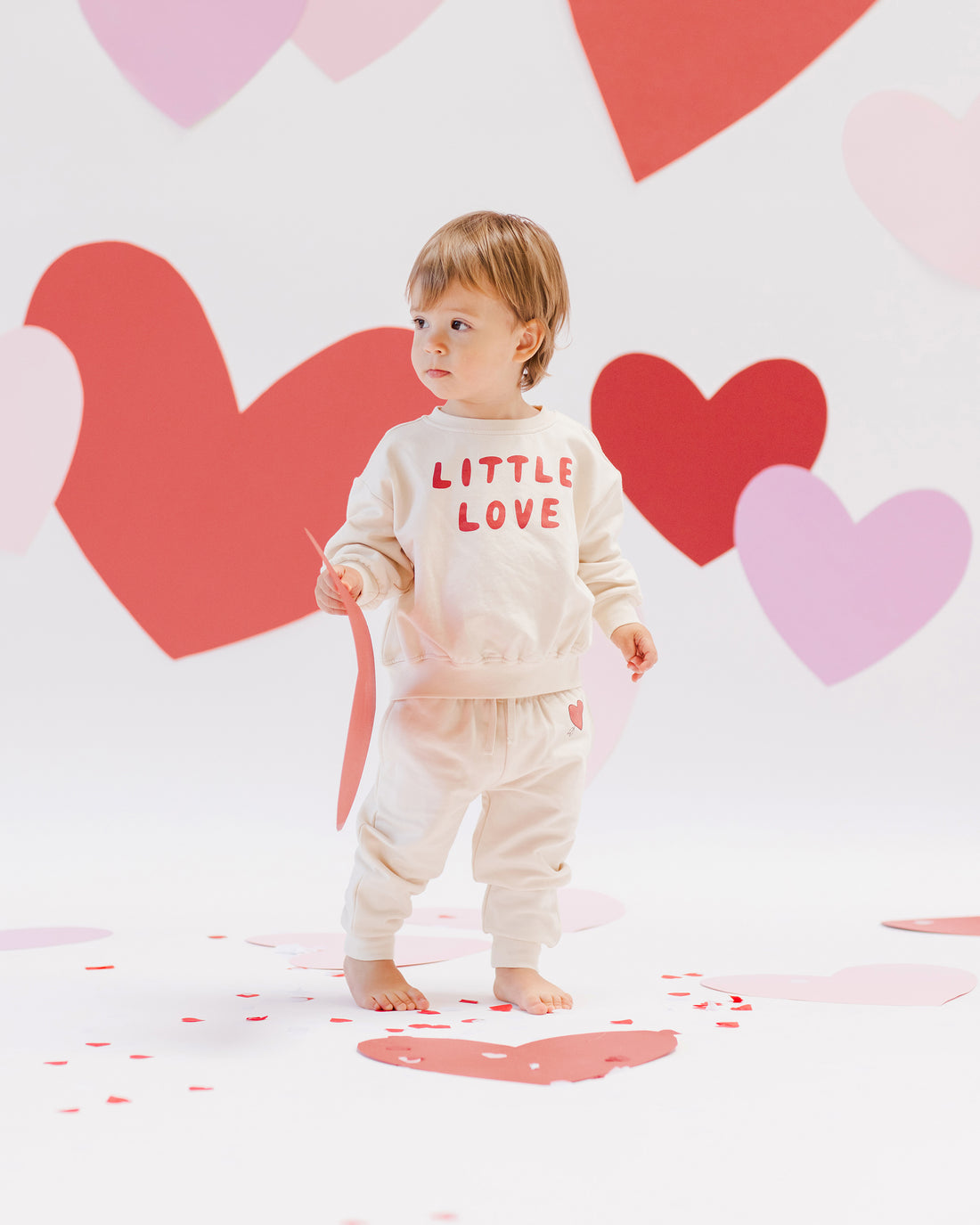 Quincy Mae Relaxed Fleece Sweatshirt - Little Love