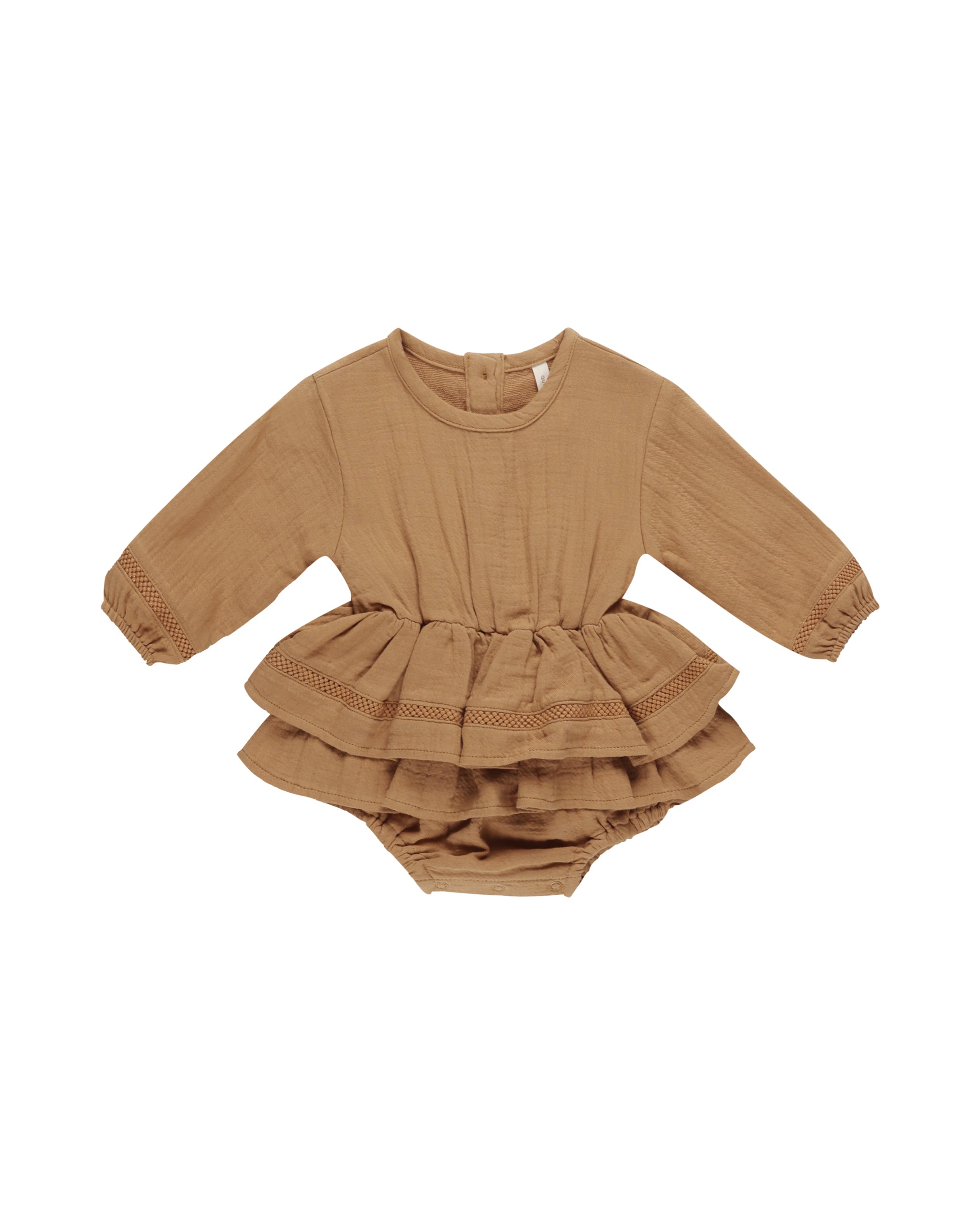 Quincy Mae Rosie Romper - Golden